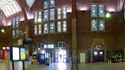 Unser erster Eindruck von Maastricht, ist der schöne alte Bahnhof.