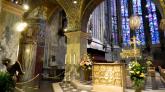 Die goldene Altartafel wurde um 1020 vermutlich von Kaiser Otto III. gestiftet.